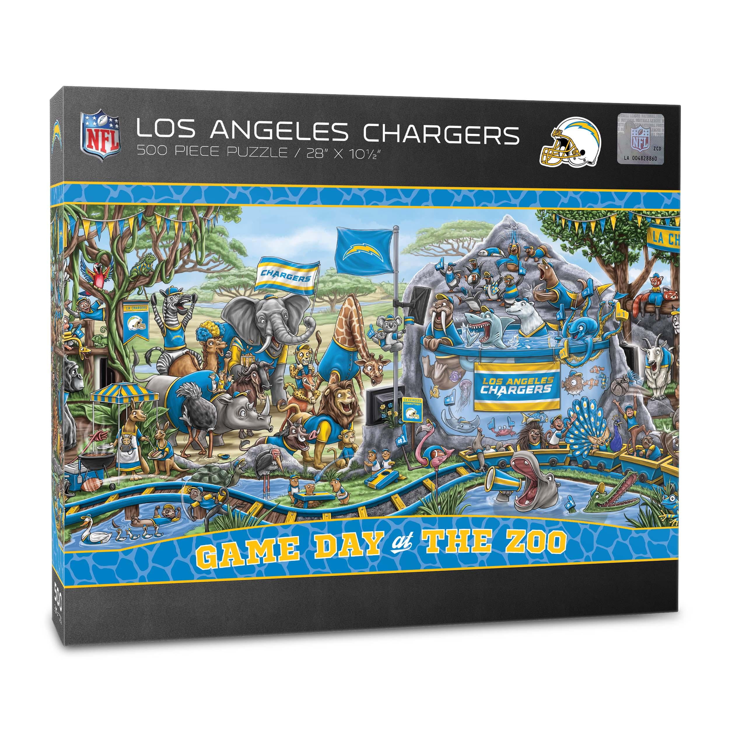 Detroit Lions NFL Game Day at the Zoo 500 pc Puzzle Family Fun