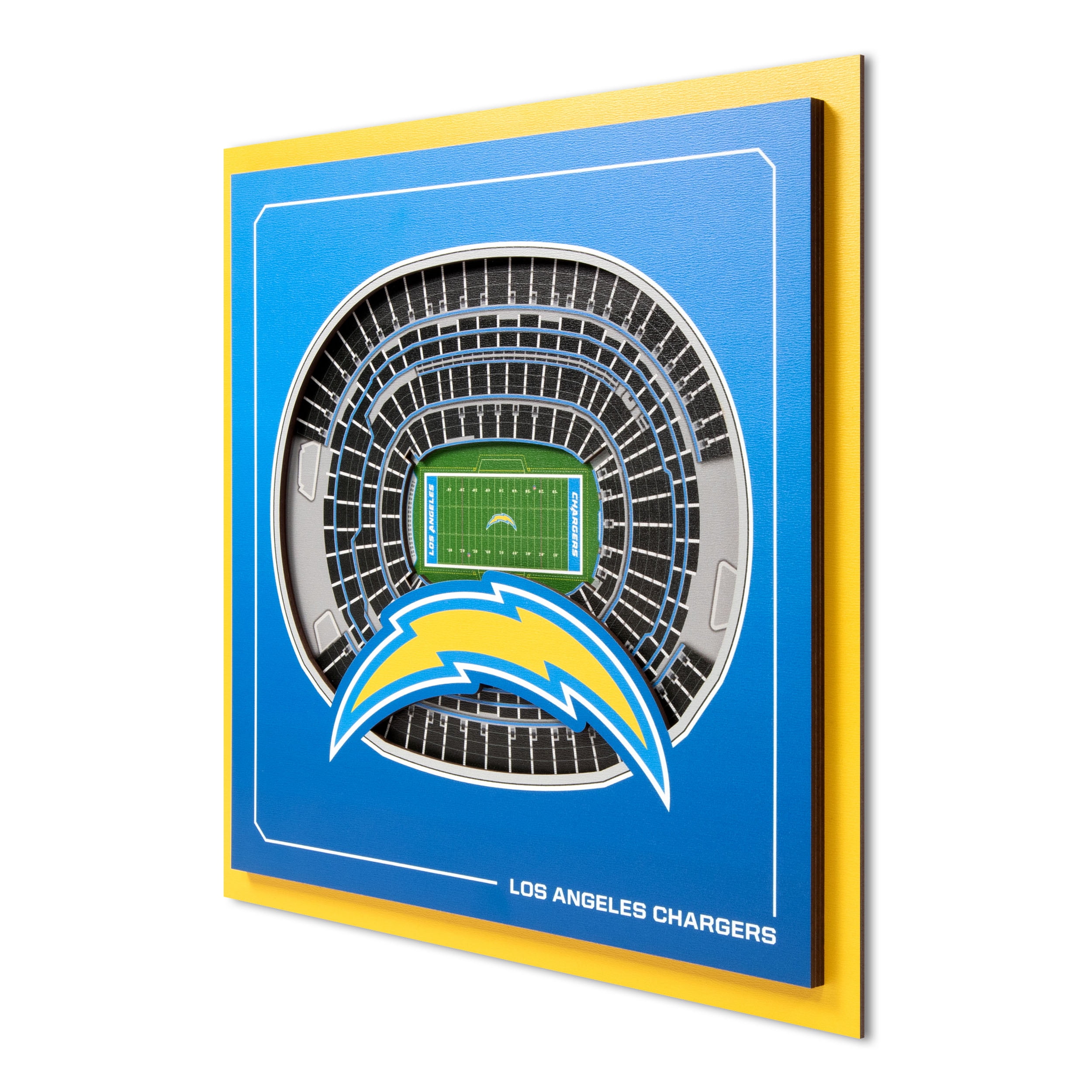 YouTheFan NFL Los Angeles Chargers Stadium Series 3D Wall Art