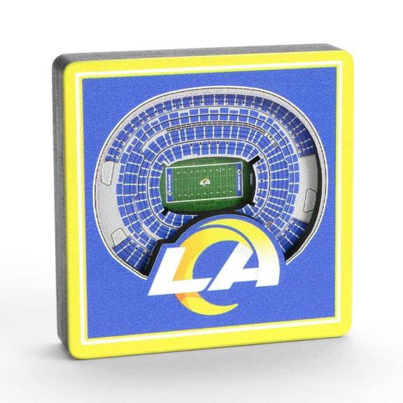 YouTheFan NFL Los Angeles Rams 3D StadiumView Magnet
