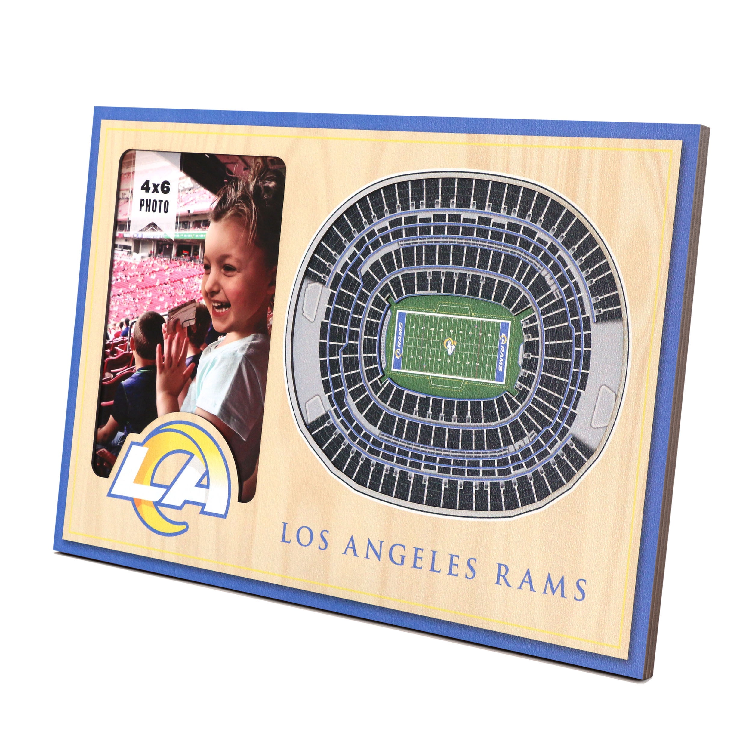 YouTheFan NFL Los Angeles Rams 3D StadiumView Picture Frame