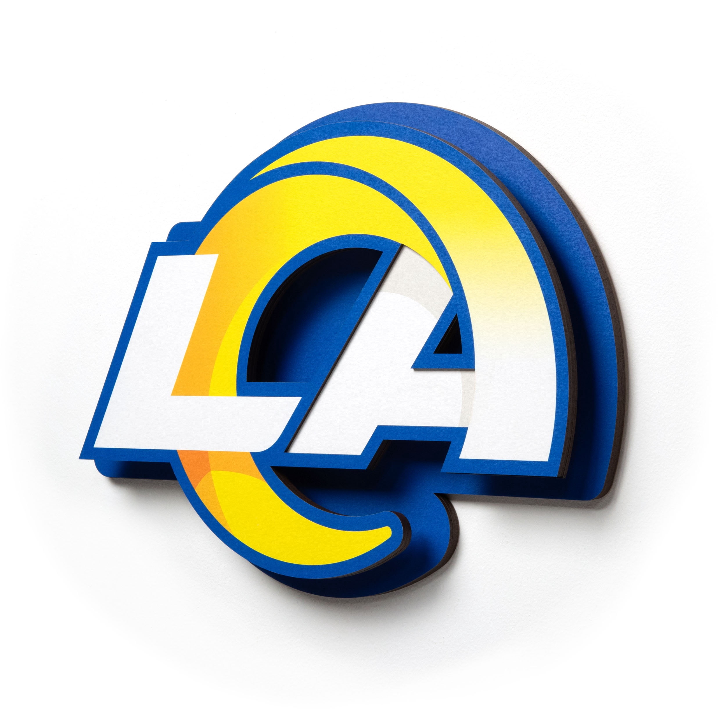 YouTheFan NFL Los Angeles Rams 3DX Die Cut Wall Art