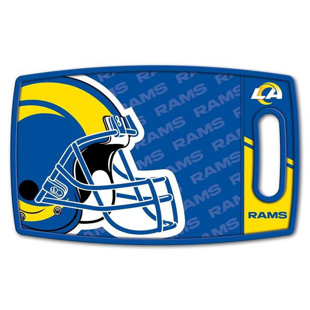 YouTheFan NFL Los Angeles Rams Logo Series Cutting Board