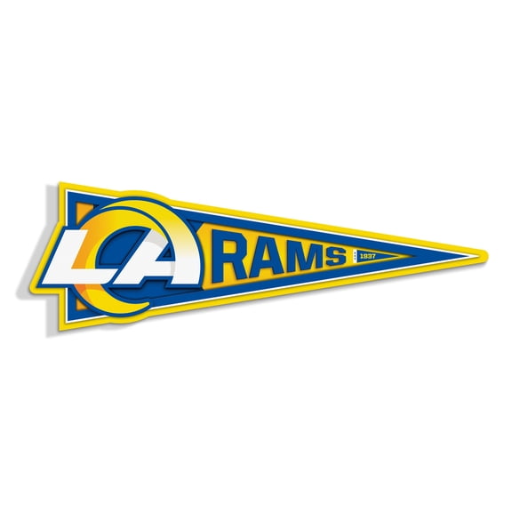 YouTheFan NFL Los Angeles Rams Pennant Sign
