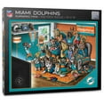 thumbnail image 1 of Miami Dolphins Purebred Fans 18'' x 24'' A Real Nailbiter 500-Piece Puzzle, 1 of 2