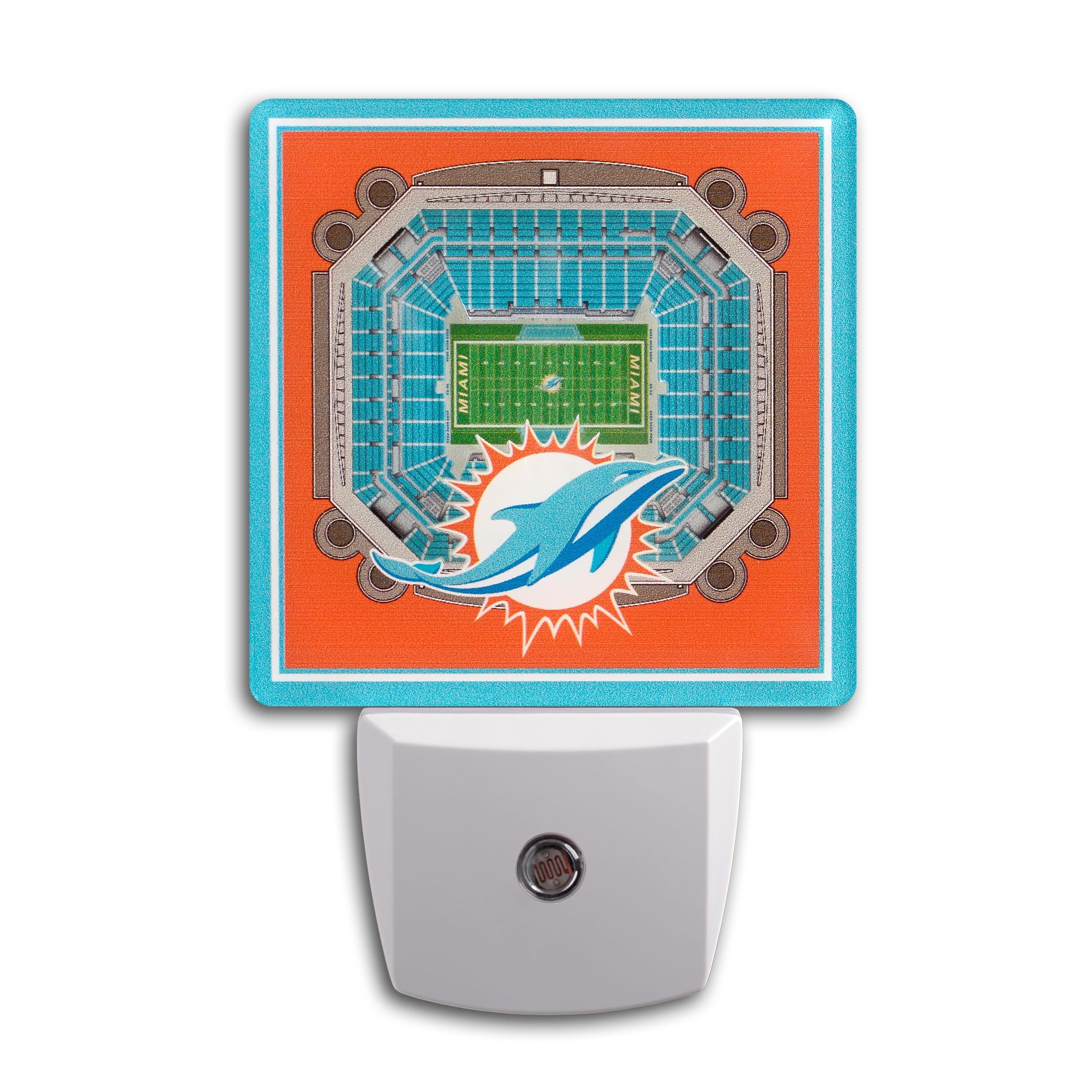 YouTheFan NFL Miami Dolphins StadiumView Nite Light