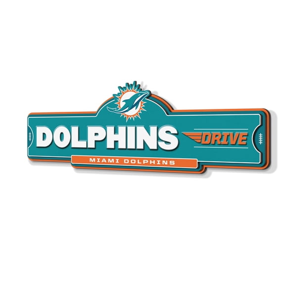 YouTheFan NFL Miami Dolphins Street Sign