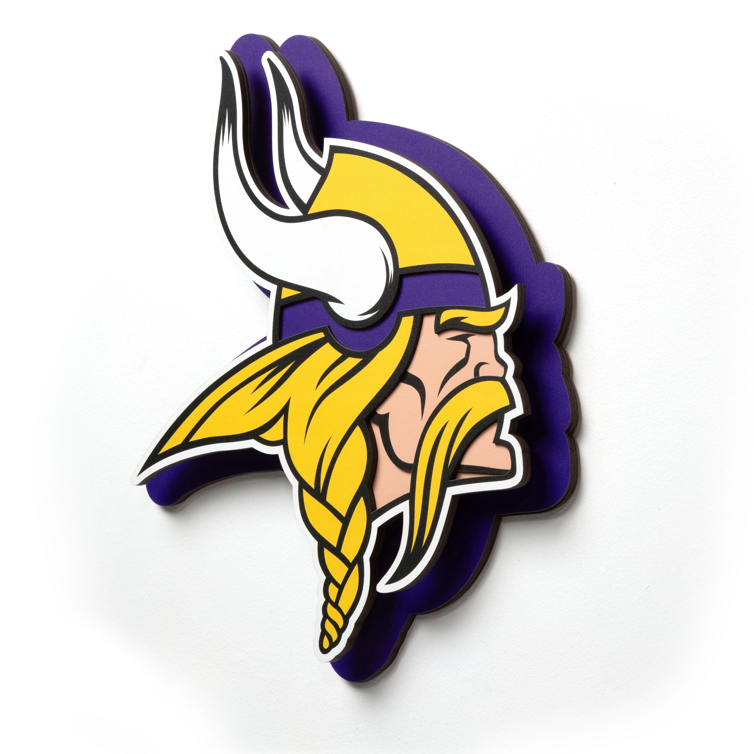 YouTheFan NFL Minnesota Vikings 3DX Die Cut Wall Art