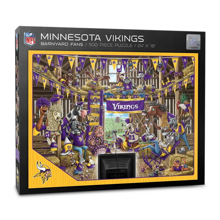 NFL Minnesota Vikings Fans Puzzle - 500 Piece - Walmart.com
