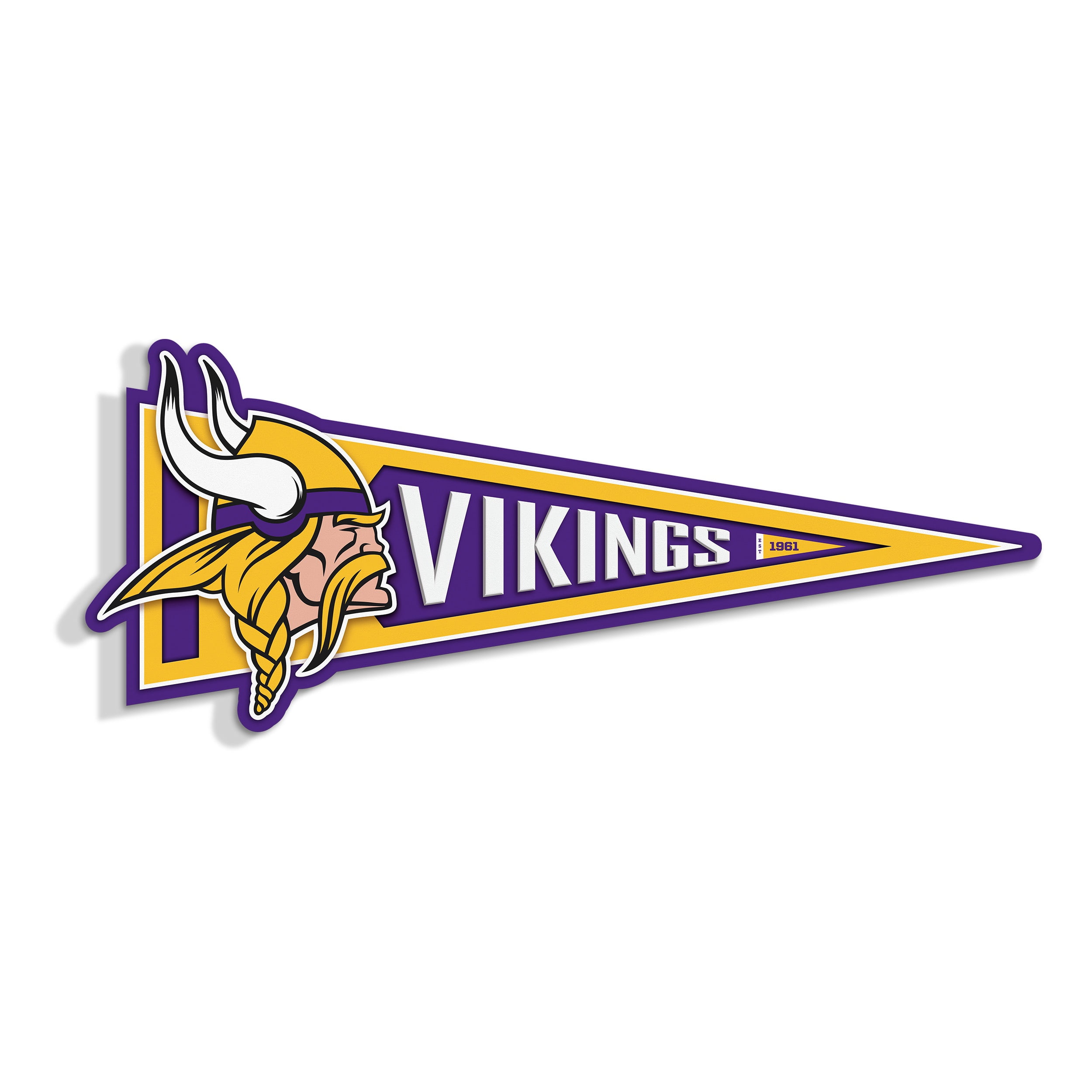 YouTheFan NFL Minnesota Vikings Pennant Sign