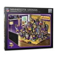 thumbnail image 1 of YouTheFan NFL Minnesota Vikings Purebred Fans Nailbiter Puzzle - 500 PC, 1 of 4