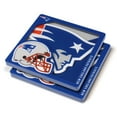 thumbnail image 1 of YouTheFan NFL New England Patriots 3D-LSC 3D Logo Series Coasters - Pack of 2, 1 of 4