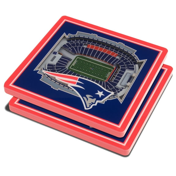 IDNA New England Patriots Blue 3D StadiumViews Coasters