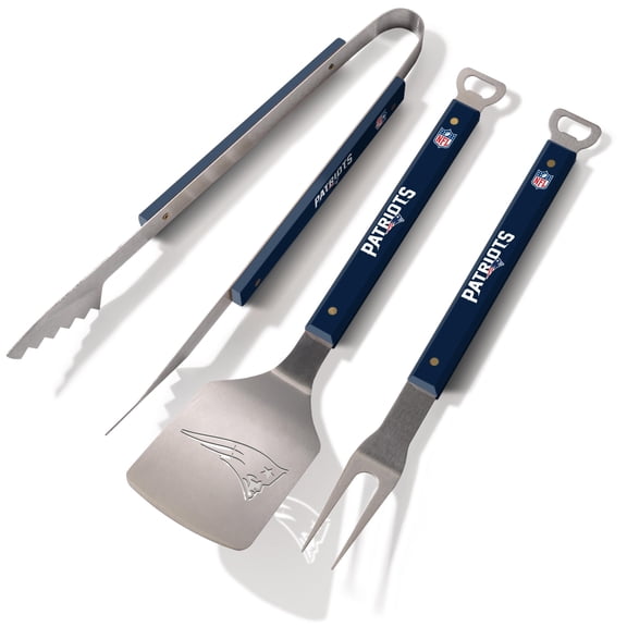YouTheFan NFL New England Patriots Spirit Series 3pc BBQ Set