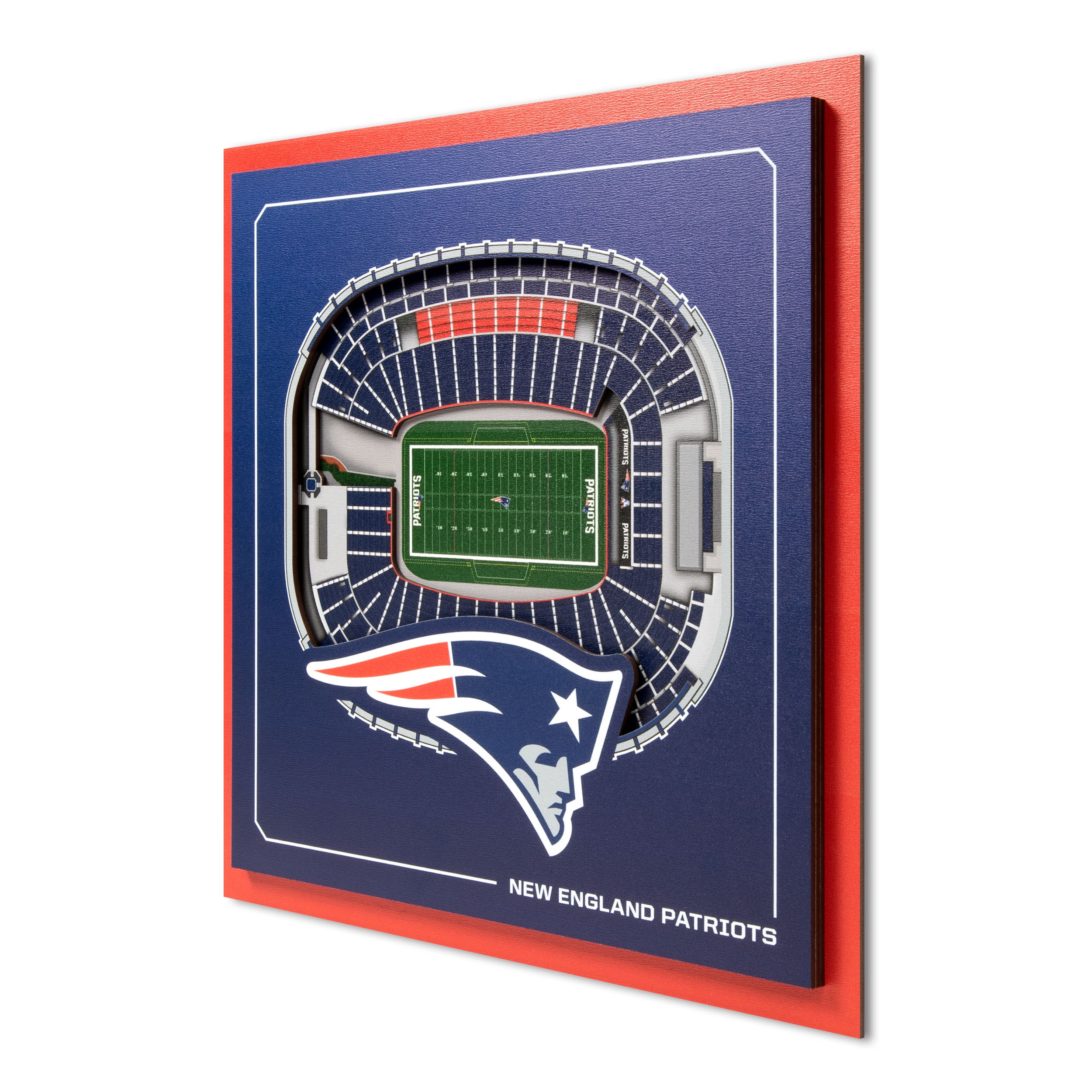YouTheFan NFL New England Patriots Stadium Series 3D Wall Art