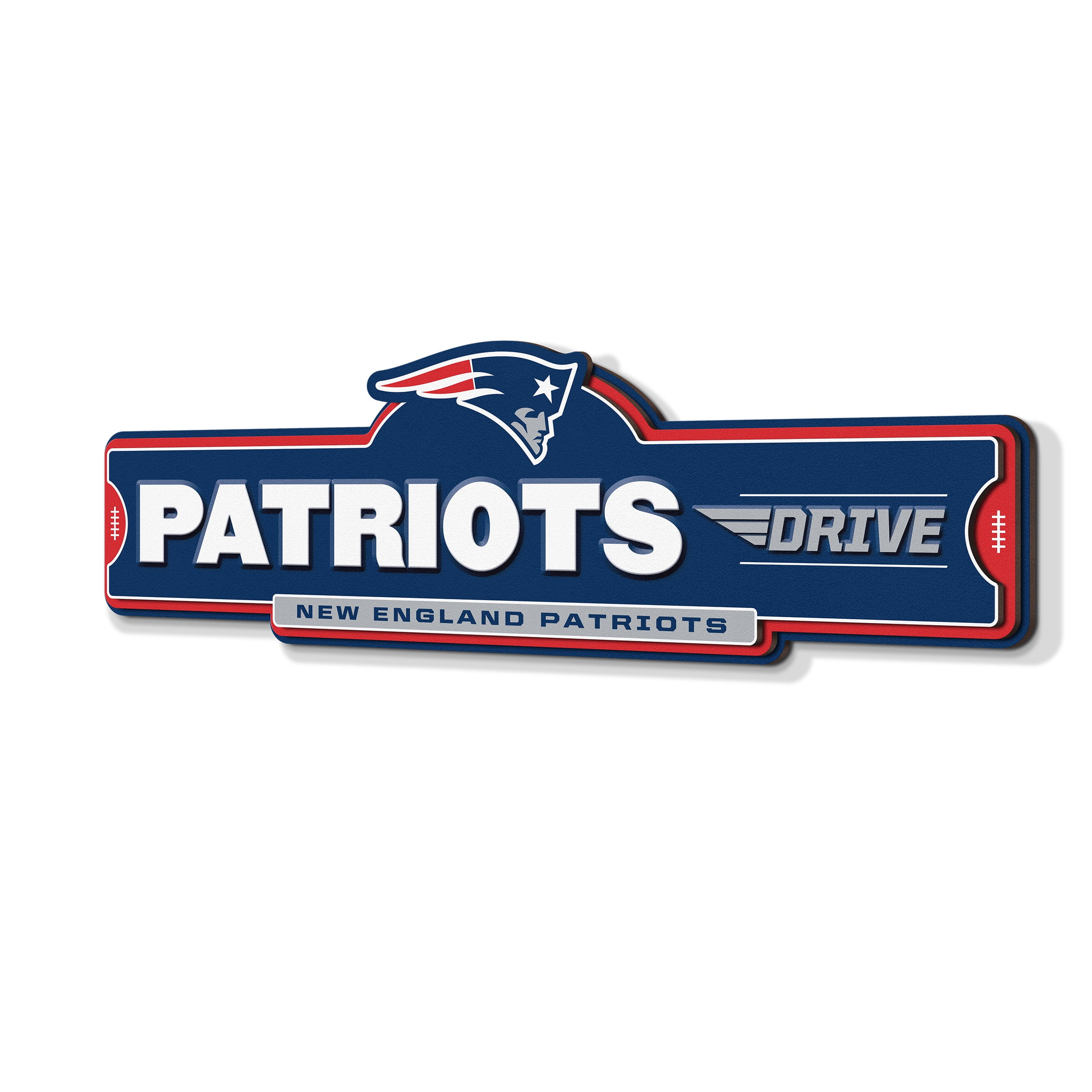 YouTheFan NFL New England Patriots Street Sign