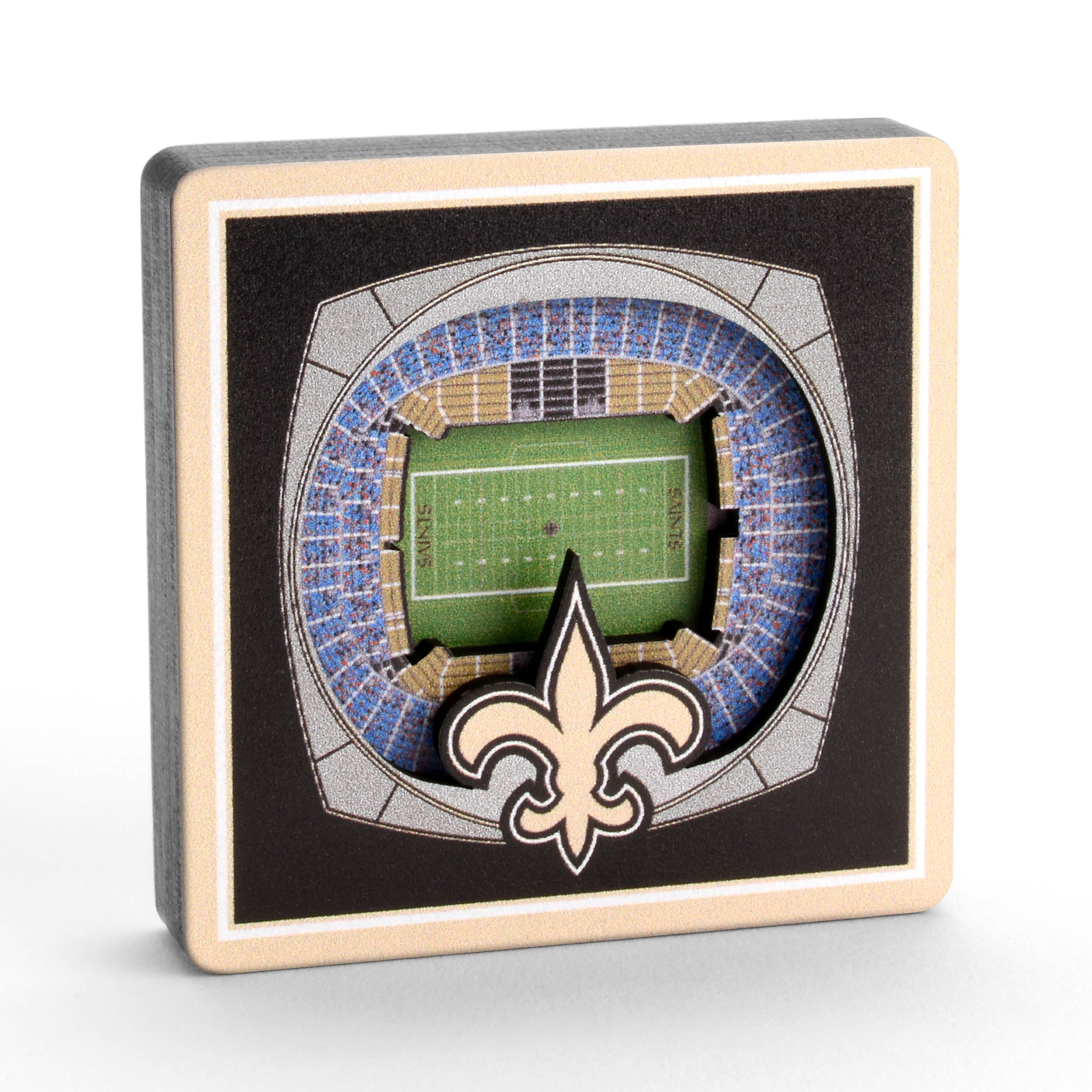 YouTheFan NFL New Orleans Saints 3D StadiumView Magnet