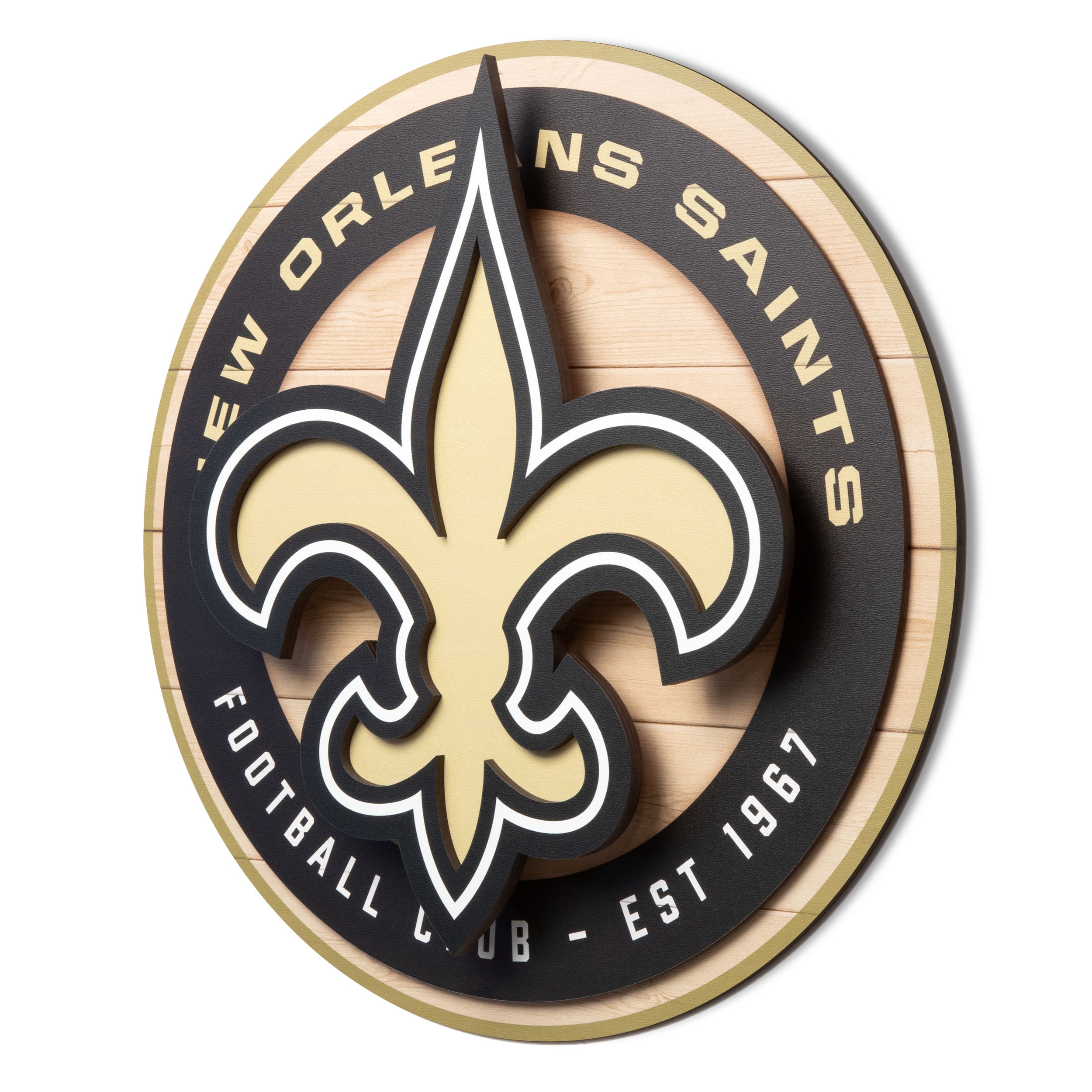 YouTheFan NFL New Orleans Saints 3DX Circle Wall Art