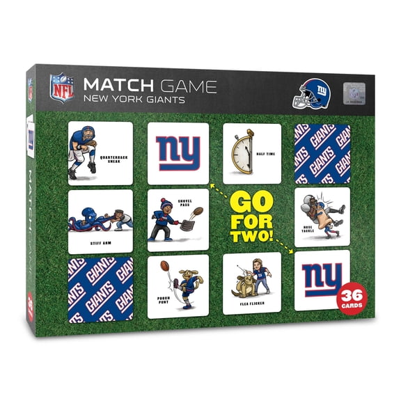 YouTheFan NFL New York Giants Memory Match Game