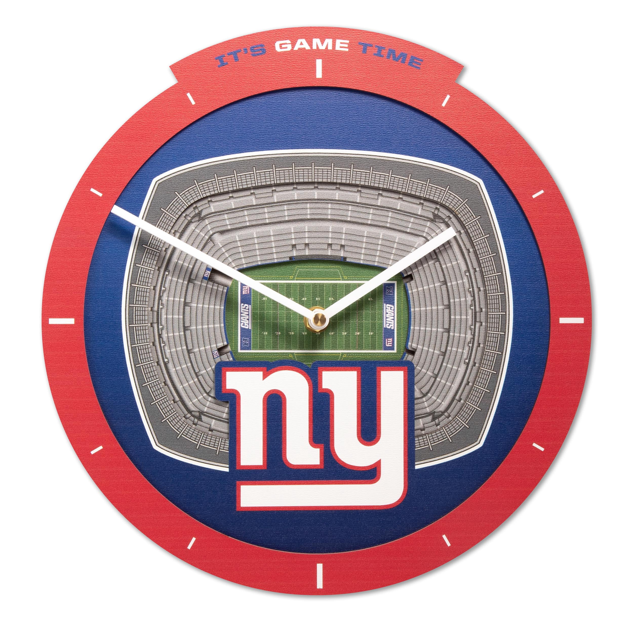 YouTheFan NFL New York Giants Stadiumview 3D Wall Clock