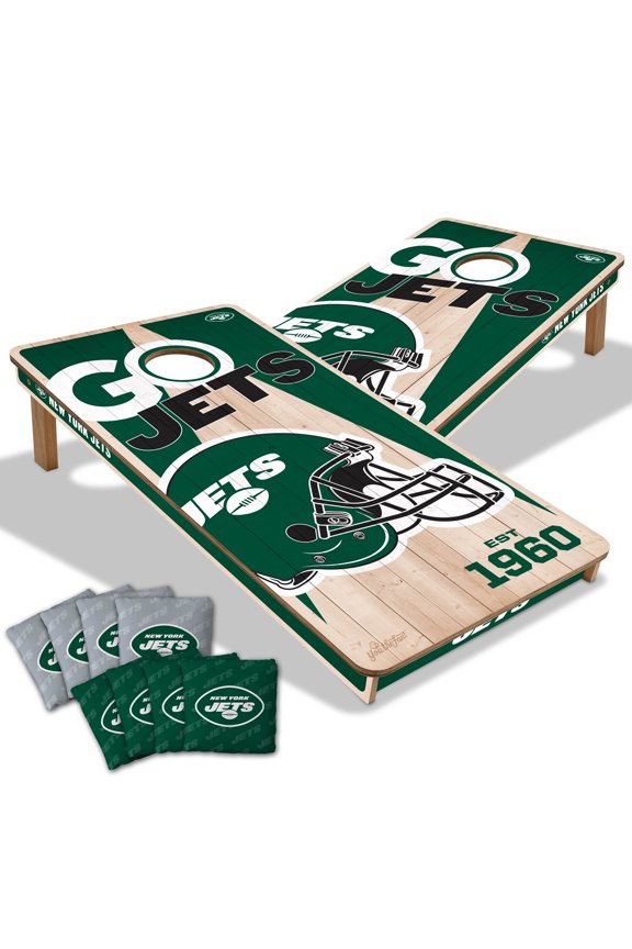 YouTheFan NFL New York Jets 2' x 4' Cornhole Game