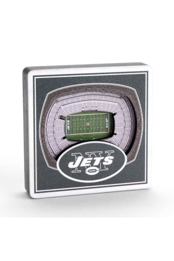 YouTheFan NFL New York Jets 3D StadiumView Magnet