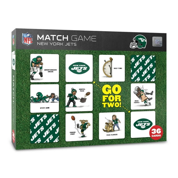 YouTheFan NFL New York Jets Memory Match Game