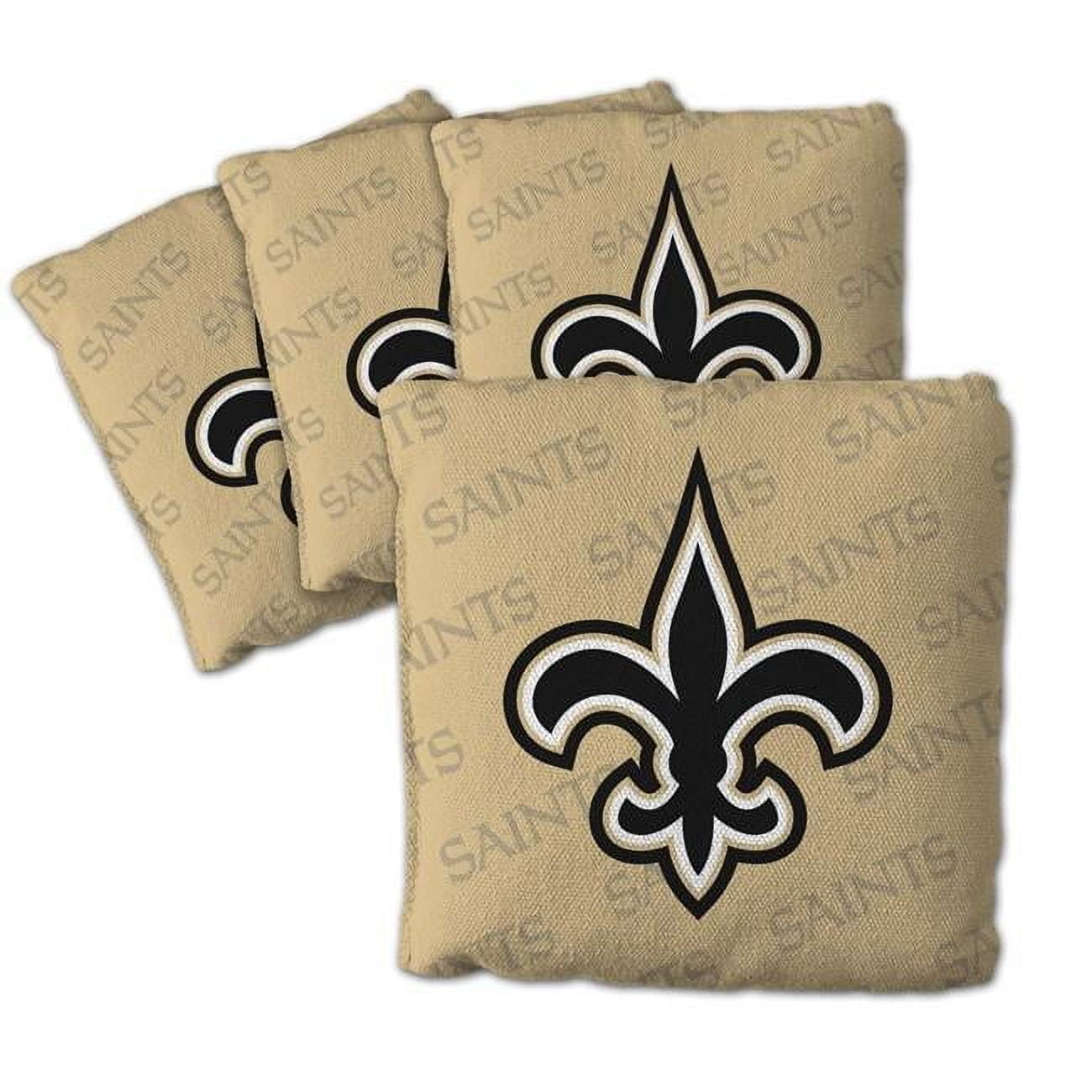 NFL New Orleans Saints Cornhole Bags - 4PK - Gold