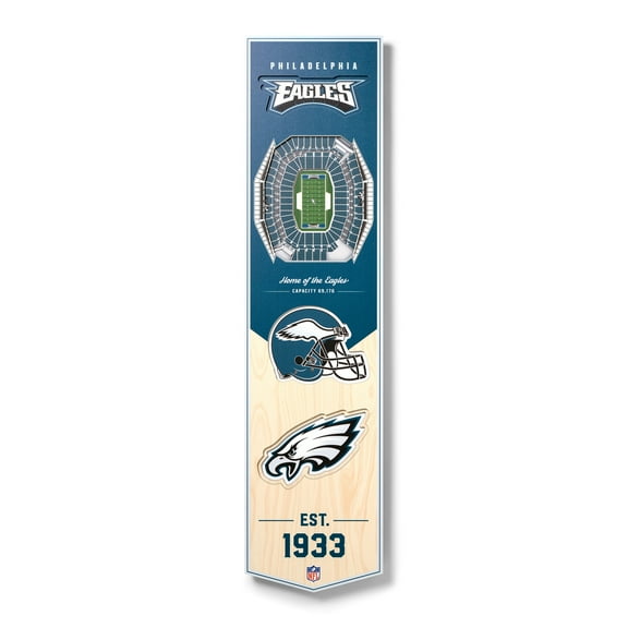 Eagles 8'' x 32'' 3D StadiumView Banner
