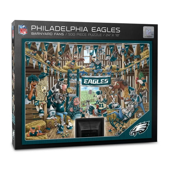 YouTheFan NFL Philadelphia Eagles Barnyard Fans Puzzle - 500 Piece