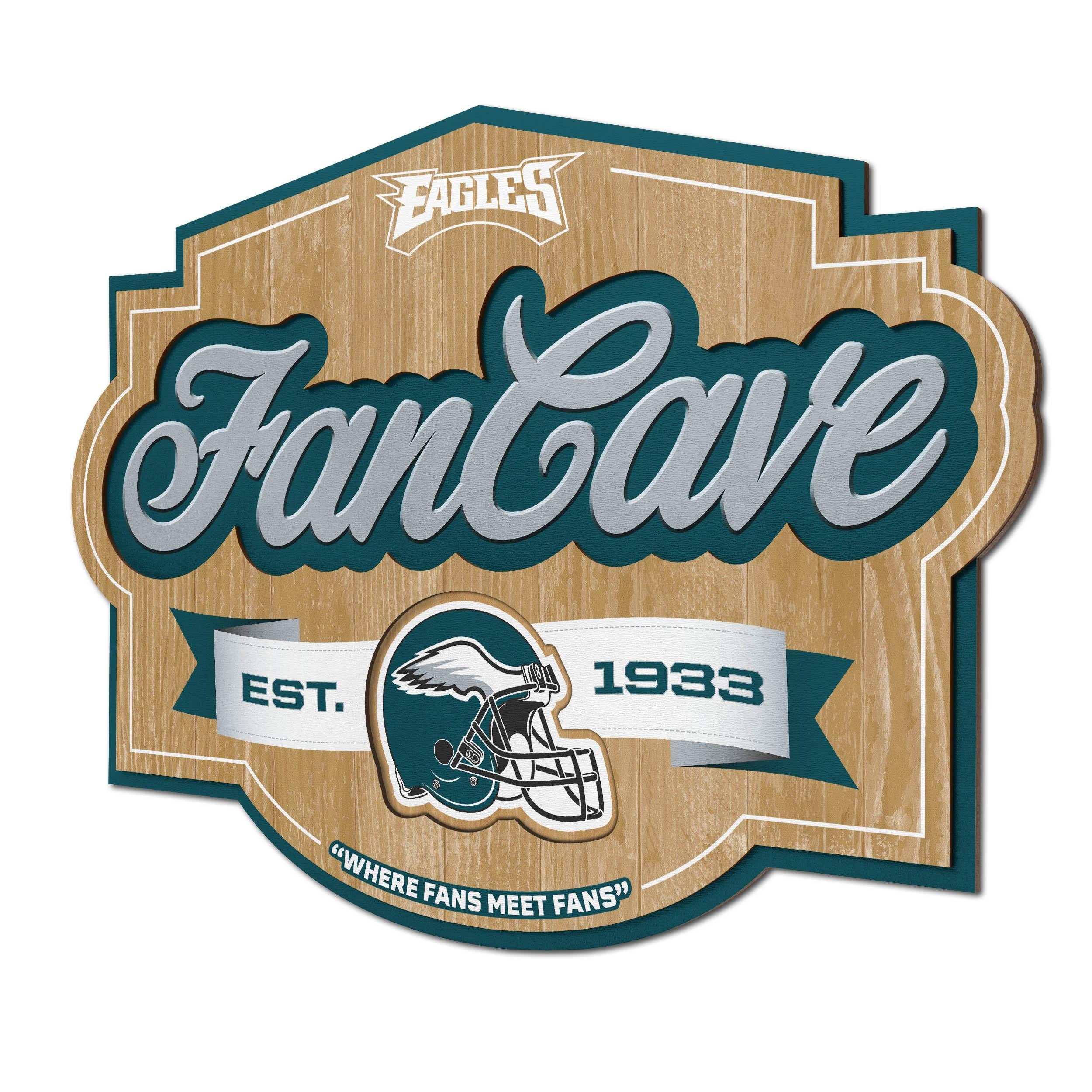 YouTheFan NFL Philadelphia Eagles Fan Cave Sign Walmart Business