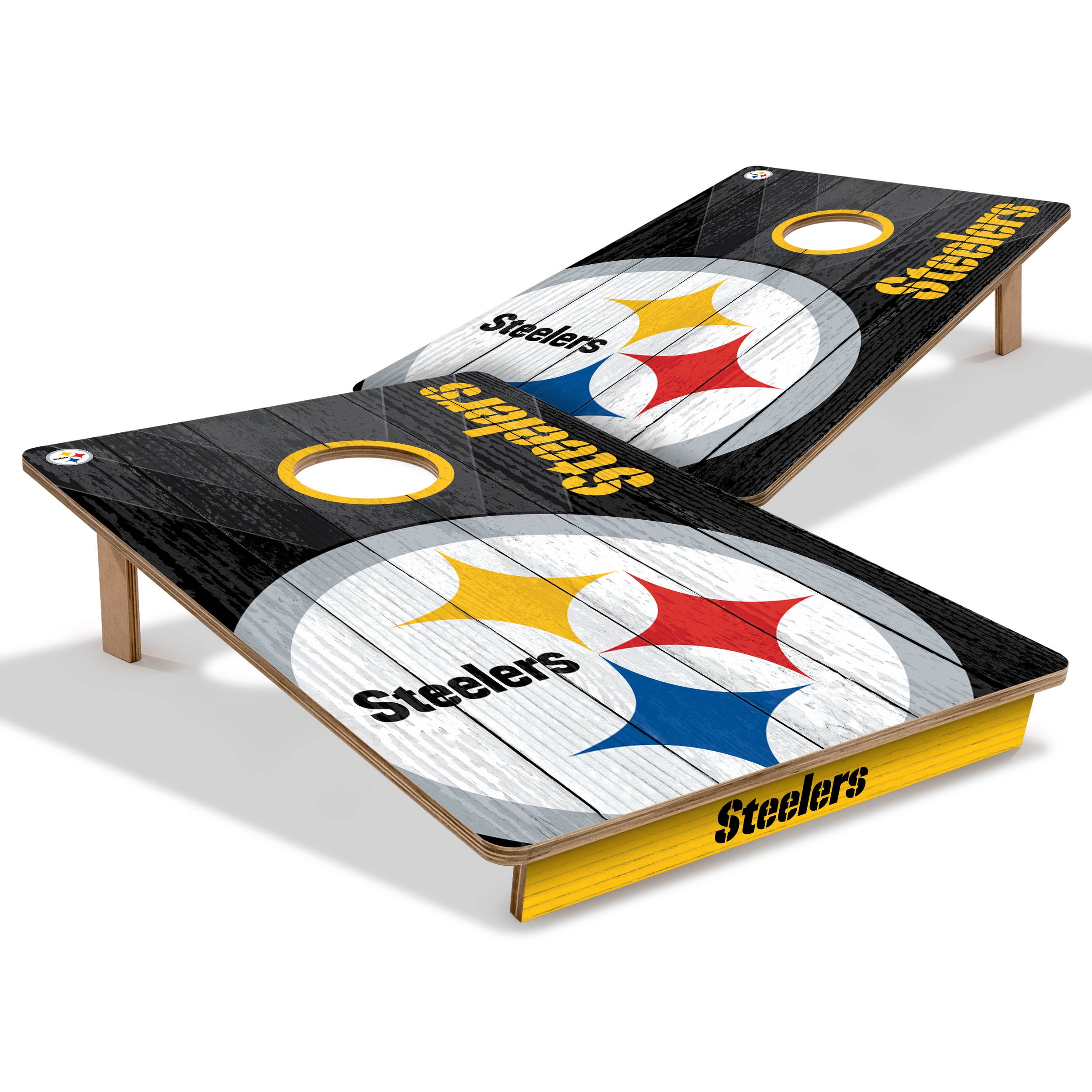 YouTheFan NFL Pittsburgh Steelers 2' x 3' Cornhole Game No Bags