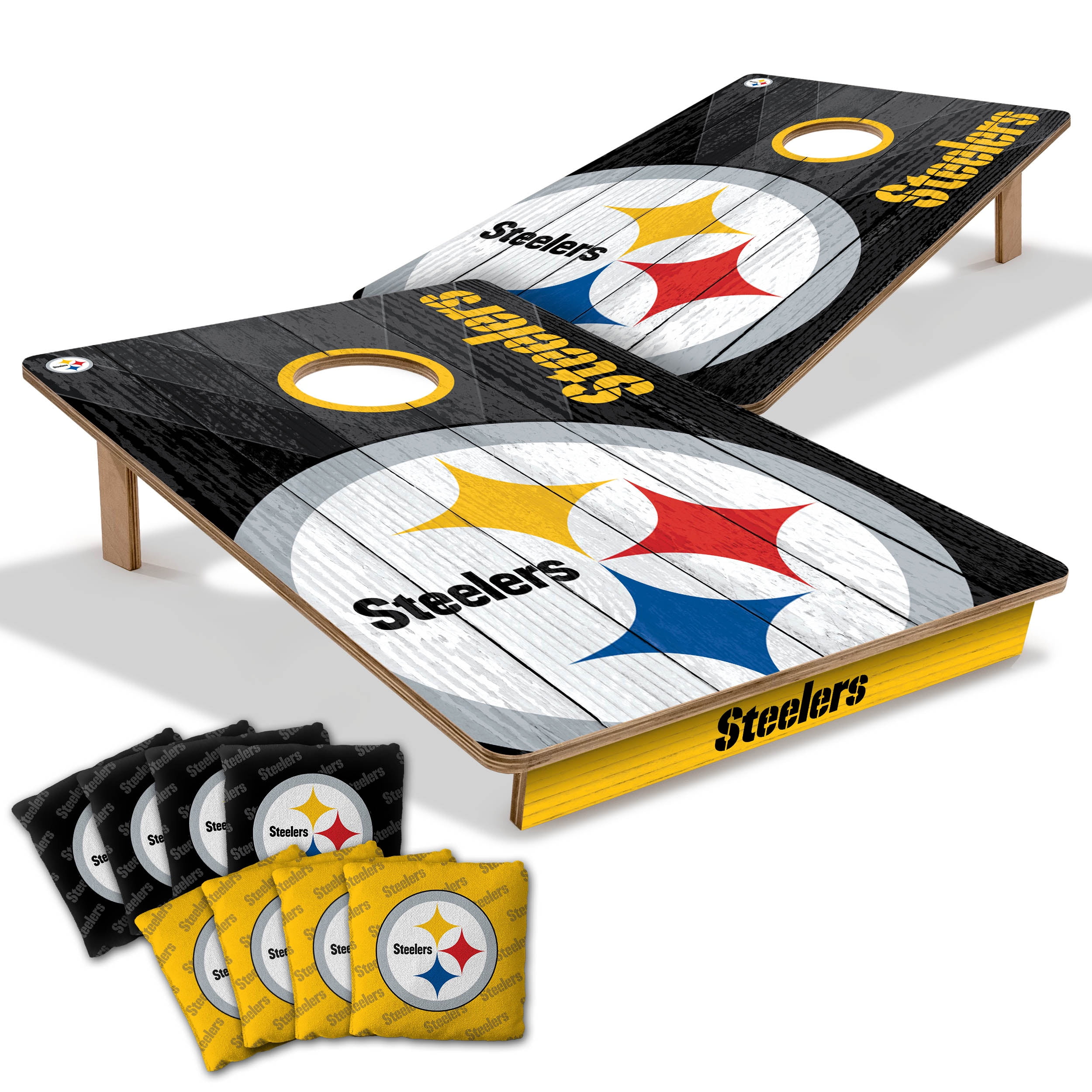 YouTheFan NFL Pittsburgh Steelers 2' x 3' Cornhole Game