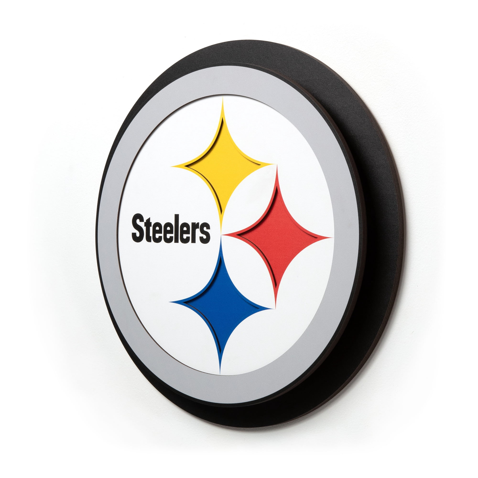 IDNA Pittsburgh Steelers 14" 3DX Logo Die Cut Wall Art