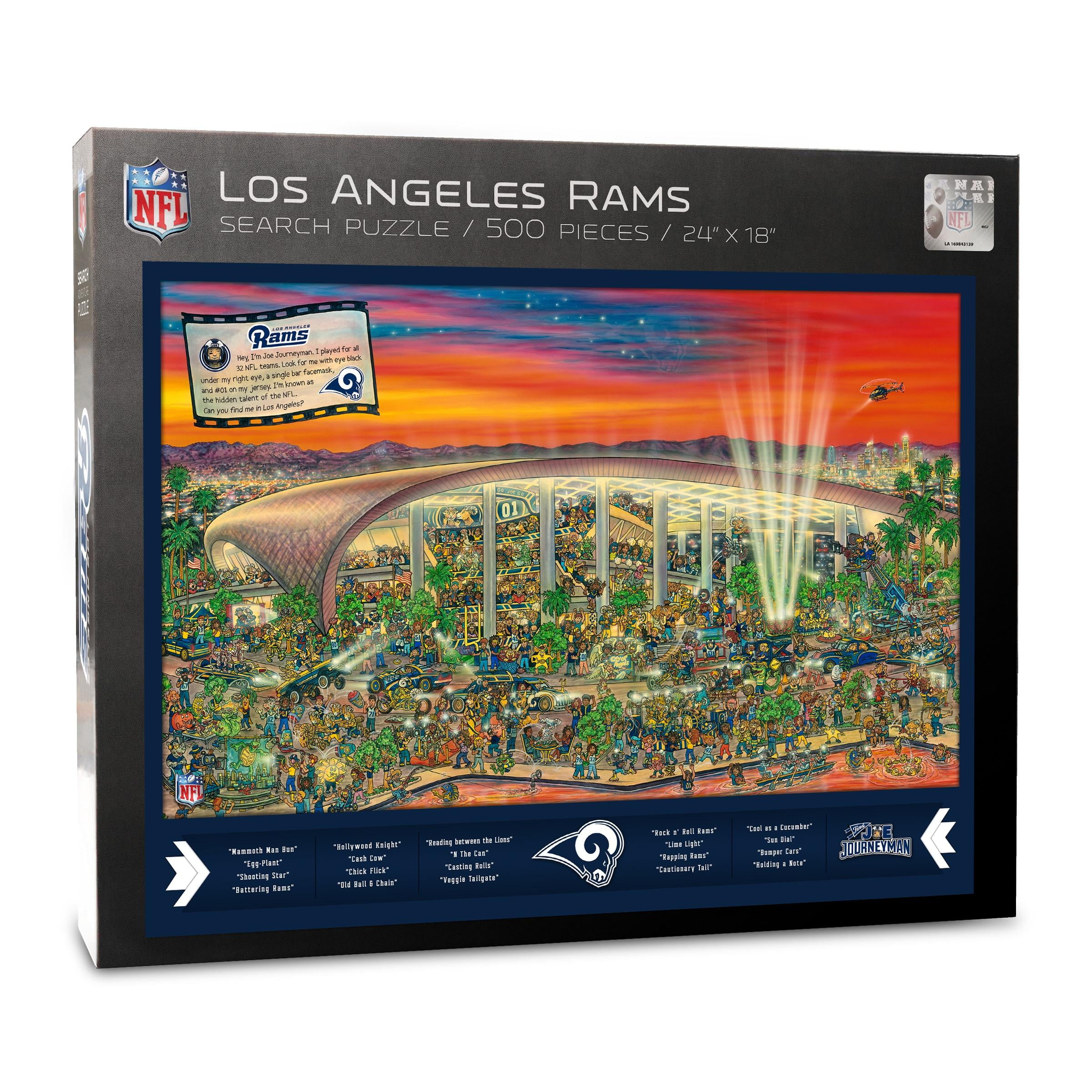 YouTheFan NFL Rams Joe Journeyman Puzzle - 500 PC