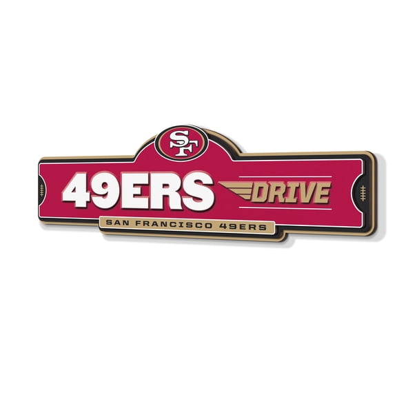 YouTheFan NFL San Francisco 49Ers Street Sign