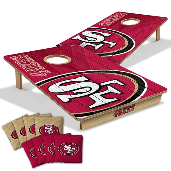 YouTheFan NFL San Francisco 49ers 2' x 3' Cornhole Game