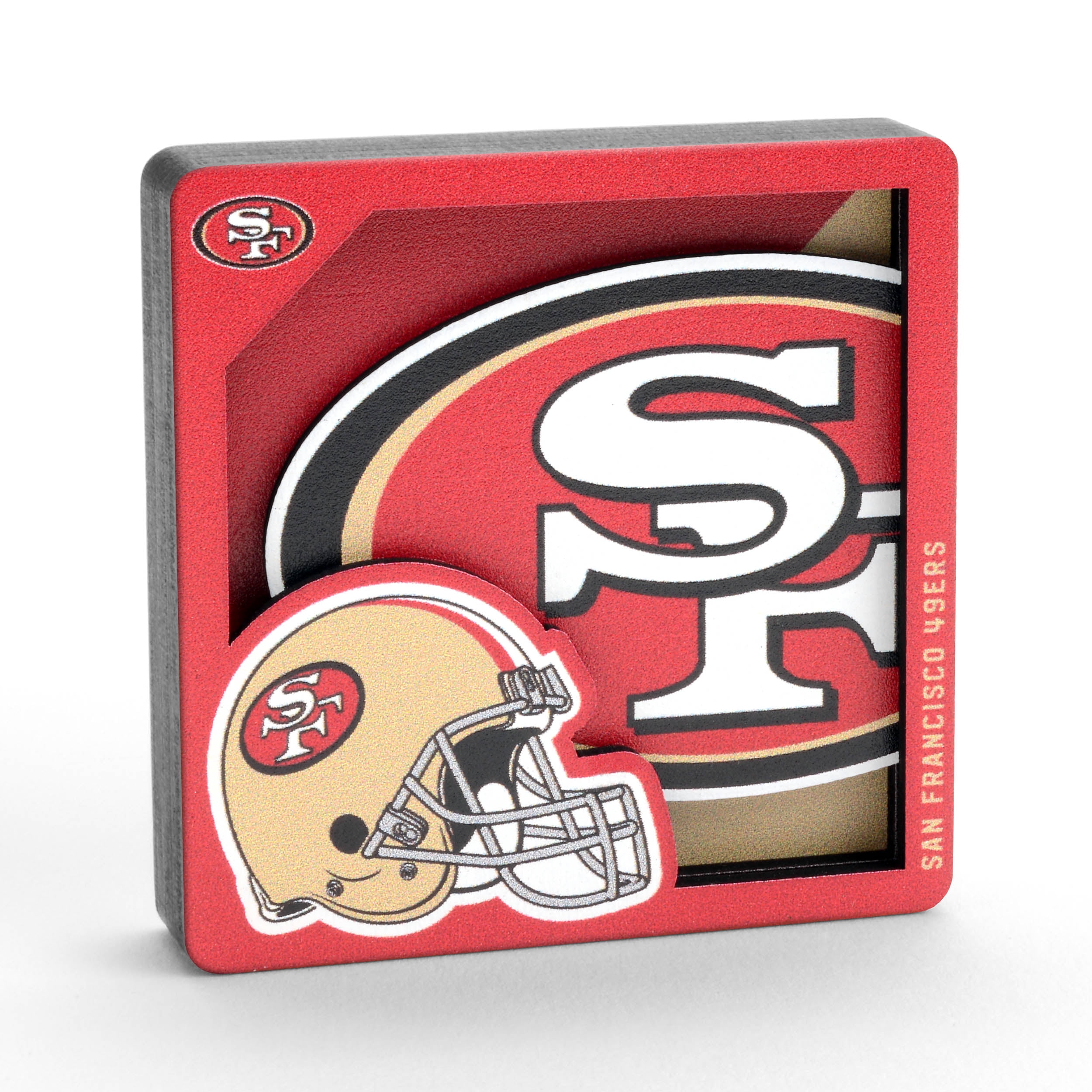 YouTheFan NFL San Francisco 49ers 3D Logo Series Magnet - Walmart.com