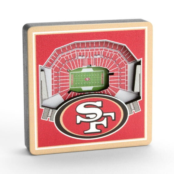 YouTheFan NFL San Francisco 49ers 3D StadiumView Magnet