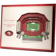 YouTheFan NFL San Francisco 49ers 5 Layer Stadiumview Wall Art