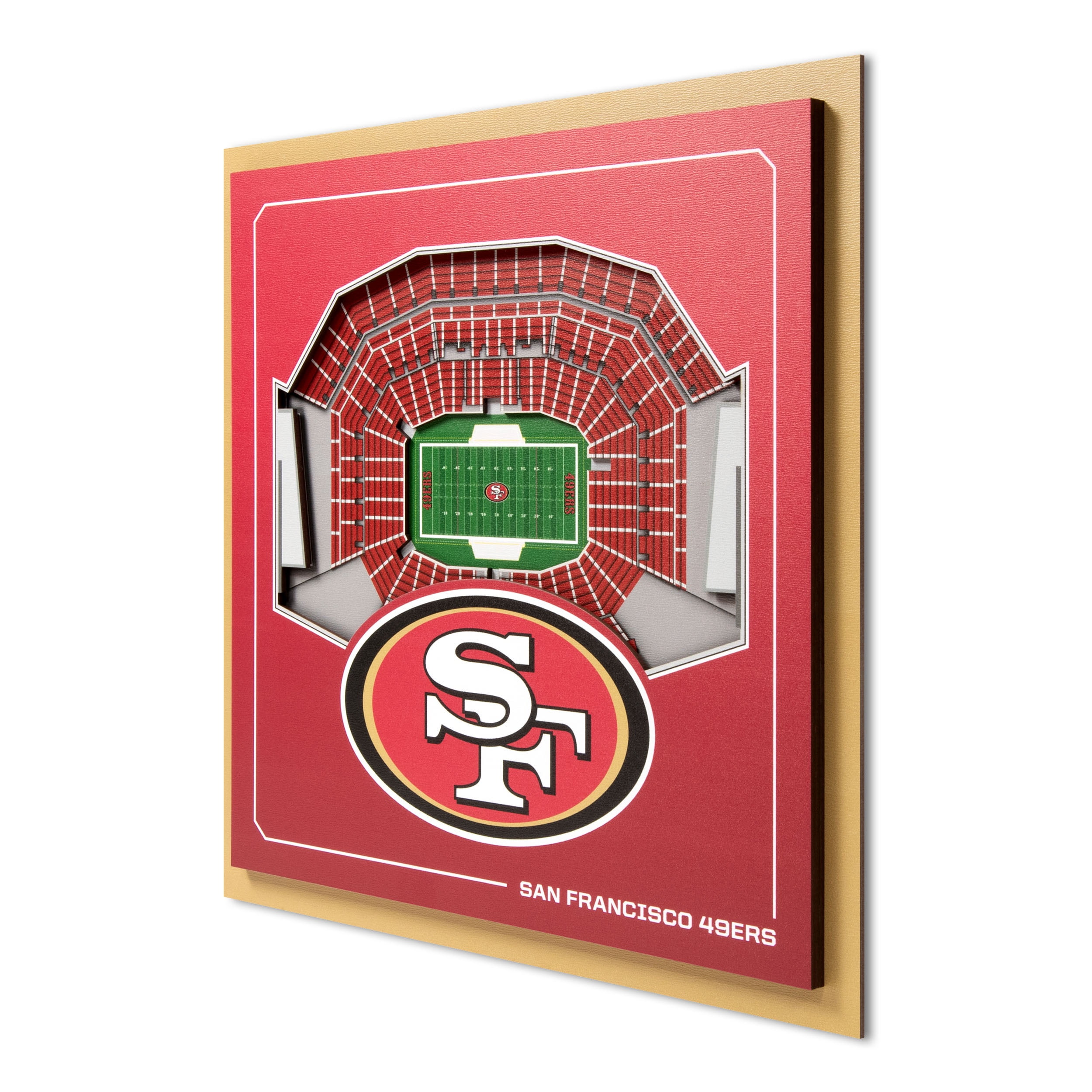 YouTheFan NFL San Francisco 49ers Stadium Series 3D Wall Art