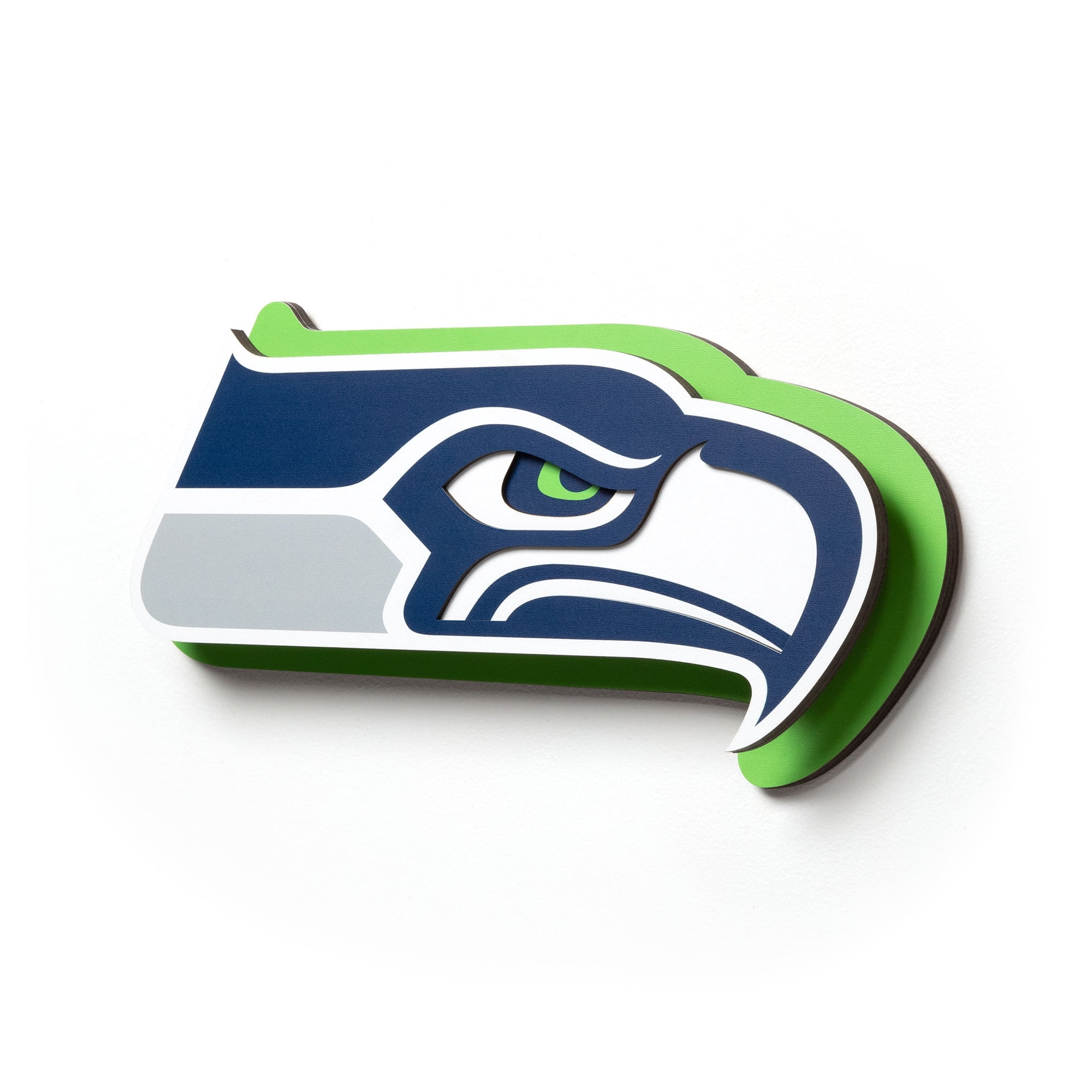 IDNA Seattle Seahawks 14" 3DX Logo Die Cut Wall Art