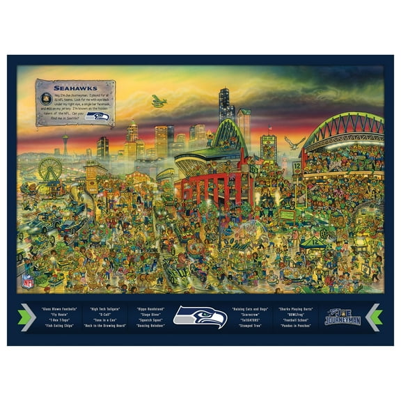 YouTheFan NFL Seattle Seahawks Joe Journeyman Puzzle - 500 PC