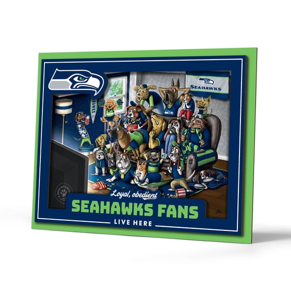 YouTheFan NFL Seattle Seahawks Purebred Fans Wall Art