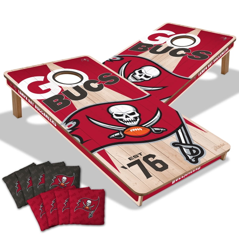 Tampa Bay Buccaneers 2' x 4' Regulation Cornhole Game Set with