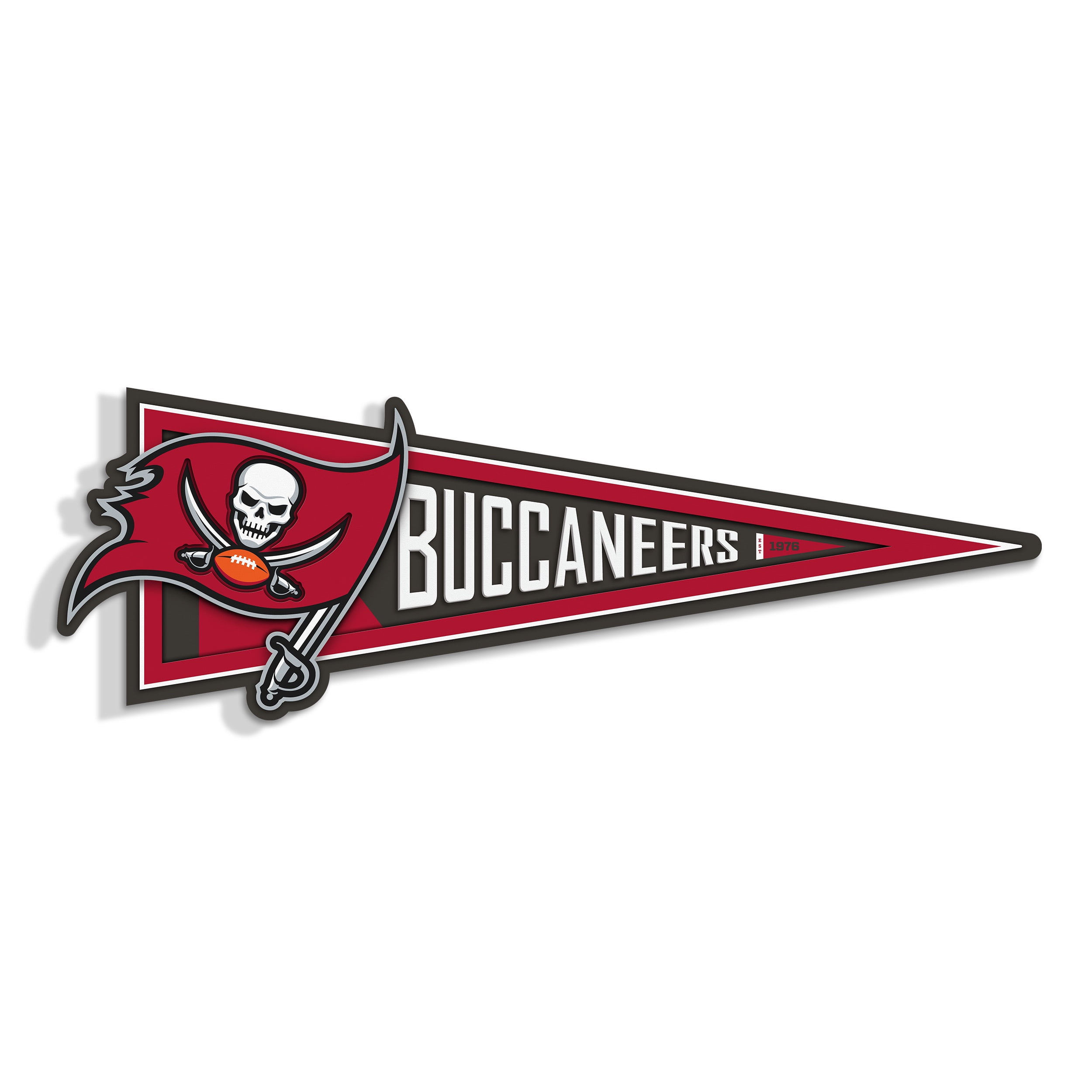 YouTheFan NFL Tampa Bay Buccaneers Pennant Sign
