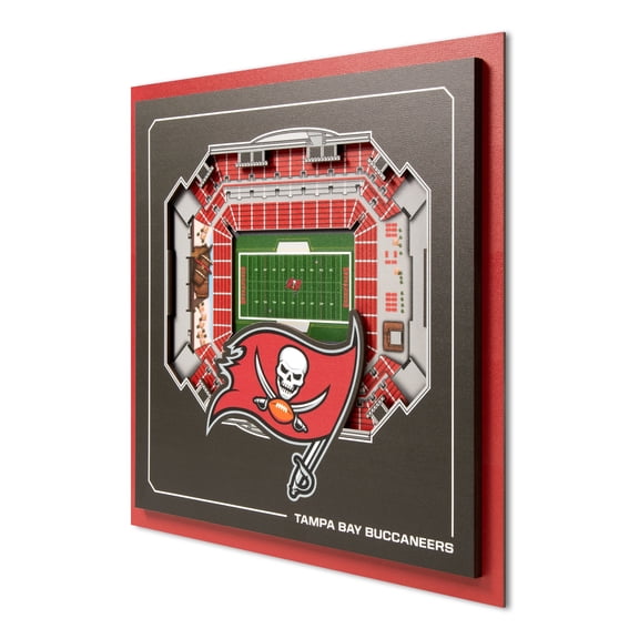 YouTheFan NFL Tampa Bay Buccaneers Stadium Series 3D Wall Art