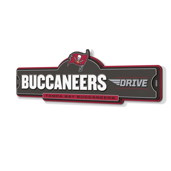 YouTheFan NFL Tampa Bay Buccaneers Street Sign