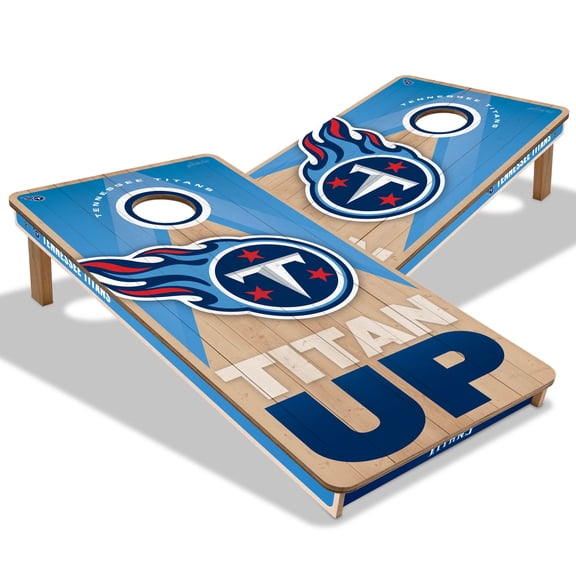 YouTheFan NFL Tennessee Titans 2X4 Slogan Series Cornhole NO BAGS