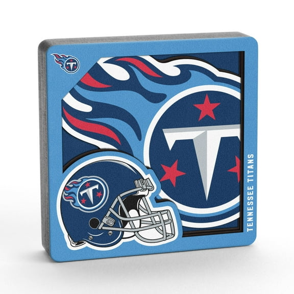 YouTheFan NFL Tennessee Titans 3D Logo Series Magnet