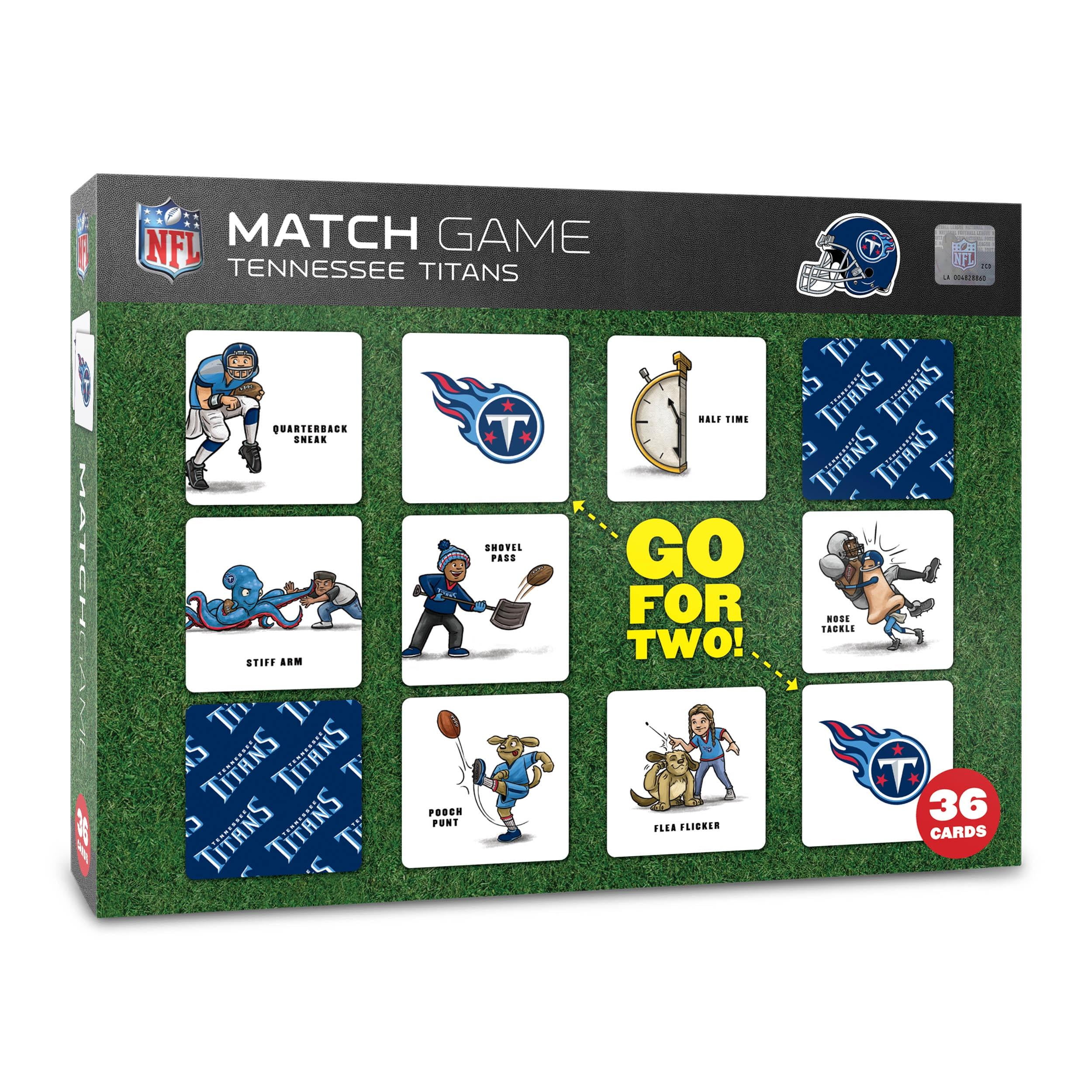 YouTheFan NFL Tennessee Titans Memory Match Game